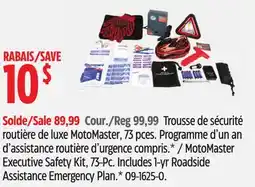 Canadian Tire MotoMaster Executive Safety Kit offer