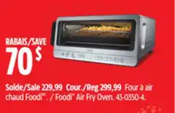 Canadian Tire Ninja Foodi Air Fry Oven offer
