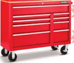 Canadian Tire MAXIMUM 47˝ 9-Drawer Tool Cabinet. 2000-lb caster capacity offer