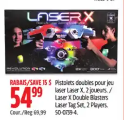 Canadian Tire Laser X Double Blasters Laser Tag Set, 2 Players offer