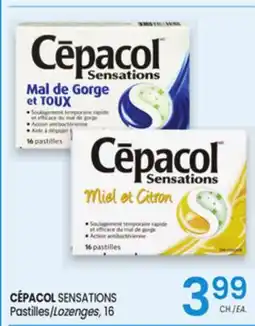Uniprix CÉPACOL SENSATIONS Pastilles/Lozenges offer