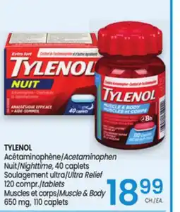 Uniprix TYLENOL Acétaminophène / Acetaminophen offer
