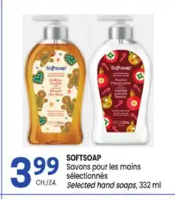 Uniprix SOFTSOAP Savons pour les mains sélectionnés/Selected hand soaps offer