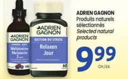 Uniprix ADRIEN GAGNON Produits naturels sélectionnés/Selected natural products offer