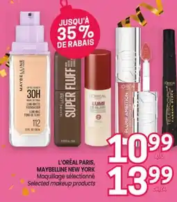 Uniprix L'ORÉAL PARIS, MAYBELLINE NEW YORK Maquillage sélectionné/Selected makeup products offer