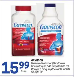 Uniprix GAVISCON Brûlures d'estomac/Heartburns offer