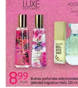Uniprix LUXE Bruines parfumées sélectionnées /Selected fragrance mists offer