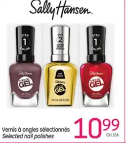 Uniprix SALLY HANSEN Vernis à ongles sélectionnés/Selected nail polishes offer