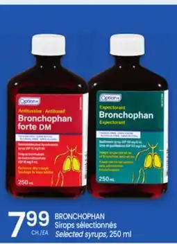 Uniprix BRONCHOPHAN Sirops sélectionnés /Selected syrups offer