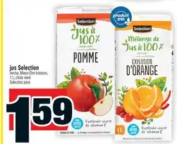 Super C JUS SELECTION | SELECTION JUICE offer