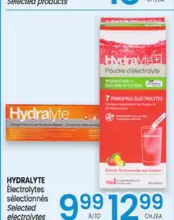 Uniprix HYDRALYTE Électrolytes sélectionnés /Selected electrolytes offer