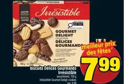 Super C BISCUITS DÉLICES GOURMANDS IRRÉSISTIBLE | IRRÉSISTIBLE GOURMET DELIGH COOKIES offer