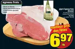 Super C Gigot d'agneau frais désossé | boneless fresh lamb leg offer