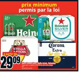 Super C BIÈRE CORONA EXTRA, STELLA ARTOIS, HEINEKEN | BEER offer