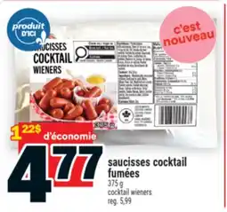 Super C Saucisses cocktail fumées | cocktail wieners offer