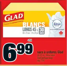 Super C SACS À ORDURES GLAD | GLAD GARBAGE BAGS offer