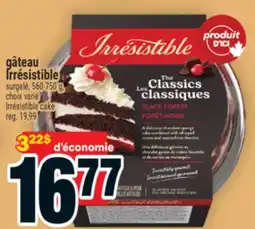 Super C GÂTEAU IRRÉSISTIBLE | IRRÉSISTIBLE CAKE offer