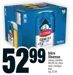 Super C BIÈRE SLEEMAN | BEER offer