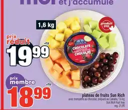Super C PLATEAU DE FRUITS SUN RICH | SUN RICH FRUIT TRAY offer