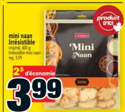 Super C Mini naan Irrésistible | Irrésistible mini naan offer