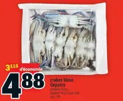 Super C CRABES BLEUS GEPARCO | GEPARCO FROZEN BLUE CRAB offer