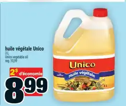 Super C huile végétale Unico | Unico vegetable oil offer