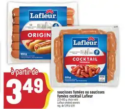 Marché Adonis Saucisses fumées ou saucisses fumées cocktail Lafleur | Lafleur smoked wieners offer