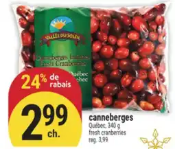 Marché Adonis CANNEBERGES | FRESH CRANBERRIES offer