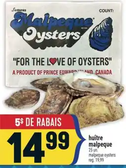 Marché Adonis HUÎTRE MALPEQUE | MALPEQUE OYSTERS offer