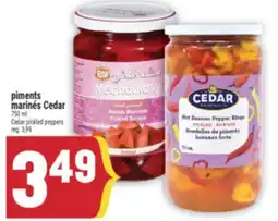 Marché Adonis PIMENTS MARINÉS CEDAR | CEDAR PICKLED PEPPERS offer