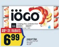Marché Adonis YOGOURT IÖGO | IÖGO YOGURT offer