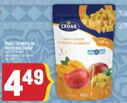 Marché Adonis FRUITS SURGELÉS EN MORCEAUX CEDAR | CEDAR FROZEN FRUITS CHUNKS offer