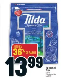 Marché Adonis RIZ BASMATI TILDA | TILDA BASMATI RICE offer