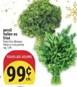 Marché Adonis PERSIL ITALIEN OU FRISÉ | ITALIAN OR CURLY PARSLEY offer