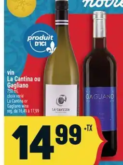 Marché Adonis VIN LA CANTINA OU GAGLIANO | LA CANTINA OR GAGLIANO WINE offer