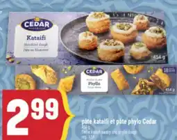 Marché Adonis PÂTE KATAIFI ET PÂTE PHYLO CEDAR | CEDAR KATAIFI PASTRY AND PHYLLO DOUGH offer