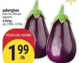 Marché Adonis AUBERGINES | EGGPLANTS offer