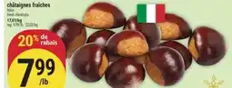 Marché Adonis CHÂTAIGNES FRAÎCHES | FRESH CHESTNUTS offer