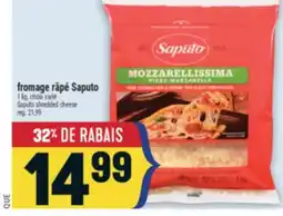 Marché Adonis FROMAGE RÂPÉ SAPUTO | SAPUTO SHREDDED CHEESE offer