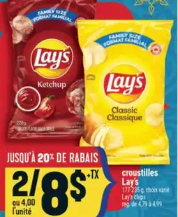 Marché Adonis CROUSTILLES LAY'S | LAY'S CHIPS offer