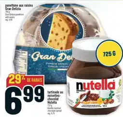 Marché Adonis PANETTONE AUX RAISINS GRAN DELIZIA | GRAN DELIZIA PANETTONE WITH RAISINS offer