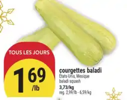 Marché Adonis COURGETTES BALADI | BALADI SQUASH offer