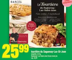 Super C Tourtière du Saguenay-Lac-St-Jean | Saguenay–Lac-Saint-Jean frozen meat pie offer