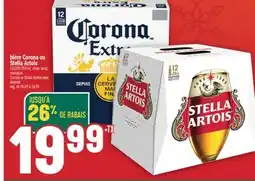 Marché Adonis BIÈRE CORONA OU STELLA ARTOIS | CORONA OR STELLA ARTOIS BEER offer