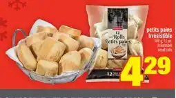 Super C Petits pains Irrésistible | Irrésistible small rolls offer