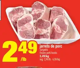 Super C jarrets de porc | frozen pork hocks offer