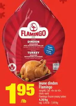 Super C Jeune dindon Flamingo | Flamingo frozen young turkey offer