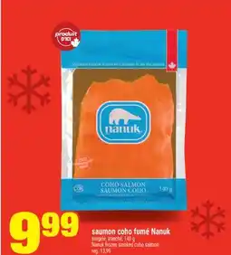 Super C Saumon coho fumé Nanuk | Nanuk frozen smoked coho salmon offer