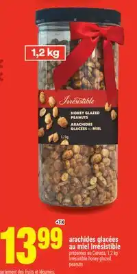 Super C ARACHIDES GLACÉES AU MIEL IRRÉSISTIBLE | IRRÉSISTIBLE HONEY GLAZED PEANUTS offer