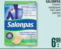 Jean Coutu SALONPAS Pain relief patches offer